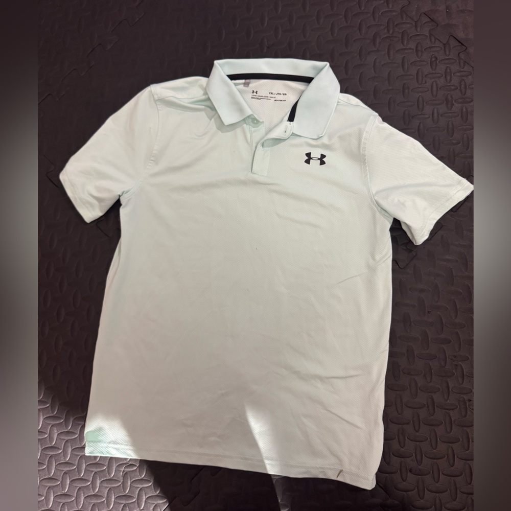 Under Armour boys YXL Mint Polo Shirt